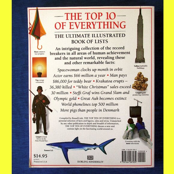 Book: The Top 10 of Everything by Russell Ash - Picture 14 of 14